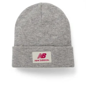 New Balance Unisex Troy Beanie - Acrylic Light Grey Image 1