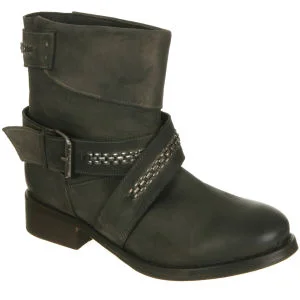 French Connection Women's Kesham Cross Stapled Boot - 3 - Black Image 1