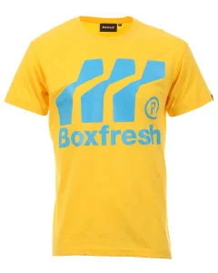 Boxfresh Men's Lugsail Classic Fit T-Shirt - S - Yellow Image 1