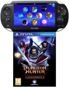 PS Vita (Wi-Fi Enabled) Includes: Dungeon Hunter Alliance Image 1