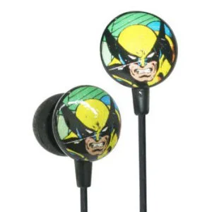 iHip Marvel Retro Earphones - Wolverine Image 1