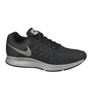 Nike Men's Zoom Pegasus 31 Flash Neutral Running Shoes - Black/Reflective Silver - UK 7 - Black Image 1