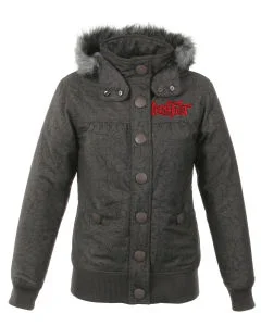 Iron Fist Women's Babushka Flannel Lined Jacket - L Image 1