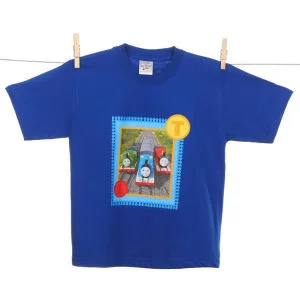 Kids' Thomas The Tank Engine Photo T - Shirt - Blue - 3-4 Yrs - Blue Image 1