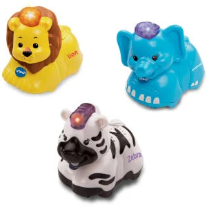 Vtech Toot-Toot Animals - 3 Pack ( Elephant, Zebra, Lion) Image 1