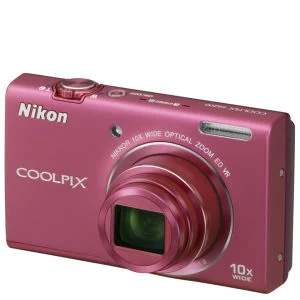 Nikon Coolpix S6200 Compact Digital Camera - Pink (16MP, 10x Optical Zoom) 2.7 Inch LCD Refurbished Image 1