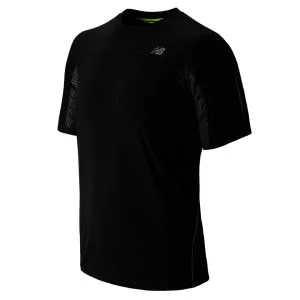 New Balance Men's Running Impact Ice T-Shirt - Black - S - Black Image 1
