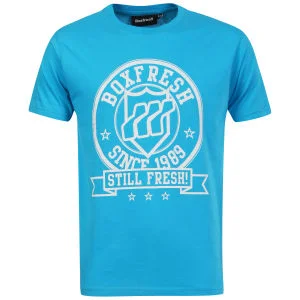 Boxfresh Men's Labret T-Shirt - Blue Atoll - XL - Blue Image 1