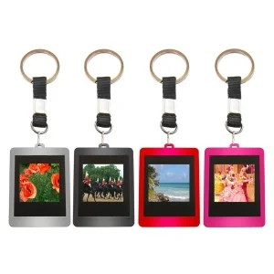 Digital Photo Key Charms - One Size - Black Image 1