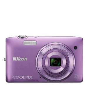 Nikon Coolpix S3500 Compact Digital Camera - Purple (20MP, 7x Optical Zoom, 2.7 Inch LCD) - Grade A Refurb Image 1