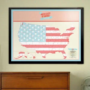 Scratch Map - USA Edition Image 1