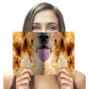 Animal Face Notebook - Dog Image 1