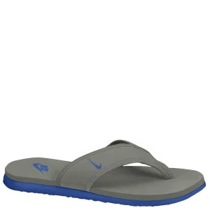 Nike Men's Celso Thong Plus Flip Flops - Grey/Blue - 7 - Grey/Blue Image 1