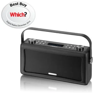 View Quest Hepburn Bluetooth Audio System with DAB+/FM Radio - Black Image 1