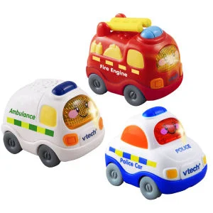 Vtech Toot-Toot Drivers - Set 2. Ambulance, Fire Engine, Police Car Image 1