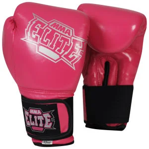 MMA Elite Men's Sparring Gloves - Pink - 12oz - Pink Image 1