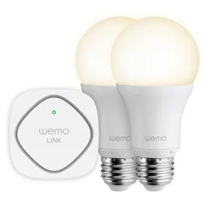 Belkin WeMo Controlled Smart Light Bulb Starter Kit - Screw Image 1