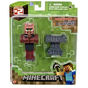 Minecraft - 3 Inch Black Smith Villager Figure Image 1