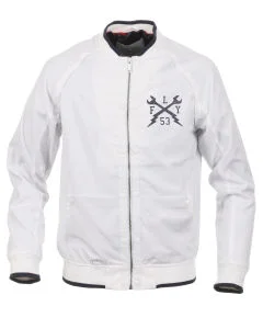 Fly53 Men's Savage Zip up Jacket - White - S - White Image 1