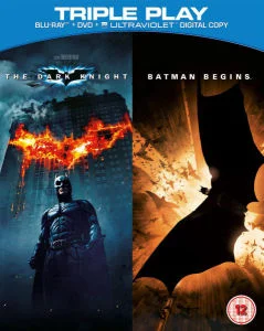Batman Begins / The Dark Knight - Triple Play (Blu-Ray, DVD and UltraViolet Copy) Image 1