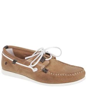 Base London Men's Regatta Shoes - Beige - 7 - Beige Image 1