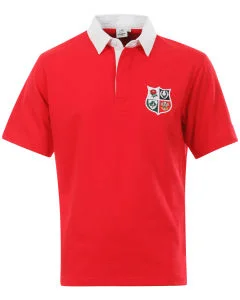 Cotton Traders Men's Rugby Lions Classic Jersey Polo - S - Red Image 1