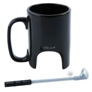 Golf Mug - Black Image 1