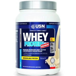 USN 100% Whey Protein - Vanilla 908g Image 1