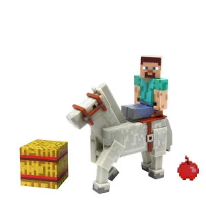 Minecraft Steve With Horse Image 1