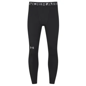 Under Armour Men's ColdGear Infrared Leggings - Black/Steel - S - Black/Steel Image 1