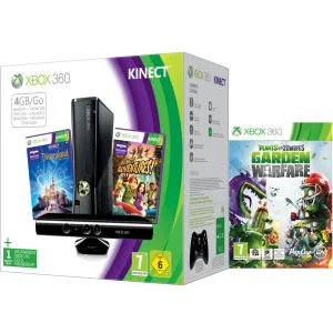 Xbox 360 4GB Kinect Holiday Bundle - Includes Plants vs Zombies: Garden Warfare Image 1