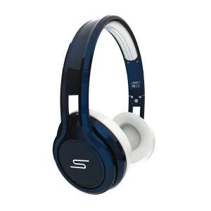 SMS Audio By 50 Cent Street Wired Headphones Includes Passive Noise Cancellation - Blue Image 1