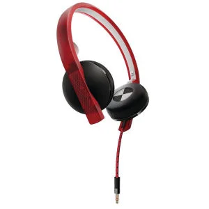 Philips O'Neill The Bend Detachable Headphones - Red/White Image 1
