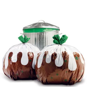 Christmas Pudding Bin Bags Image 1