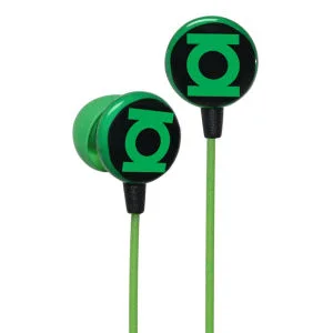 iHip DC Comics Green Lantern Logo Printed Earphones Image 1