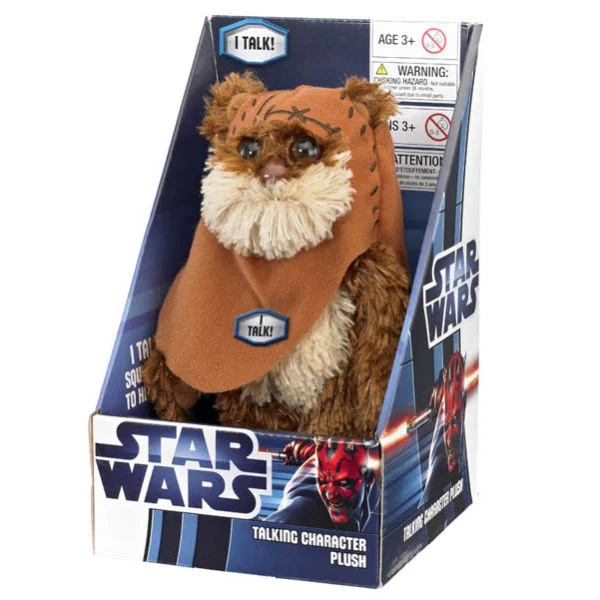 Star Wars - Deluxe Talking Plush - Wicket 10 Inch Image 1