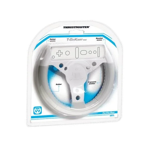 Thrustmaster T-Go Kart NW Racing Wheel (Wii) - Wii Remote Not Included Image 1