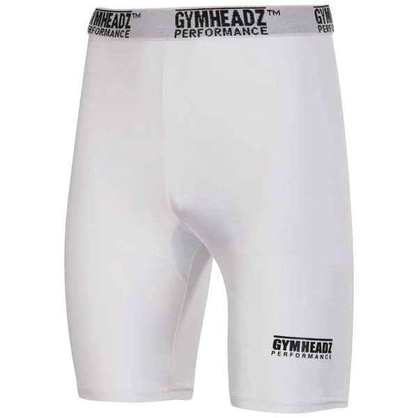 Gymheadz Men's Performance Skin Range Short White - S - White Image 1