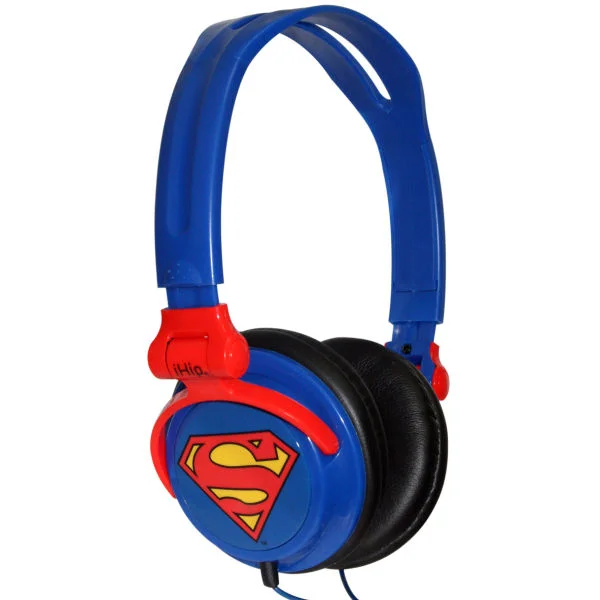 iHip DC Comics Superman Folding Headphones Image 1