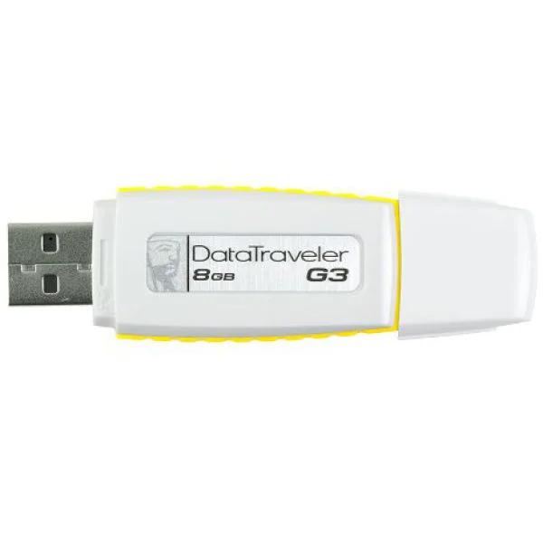 Kingston 8GB DataTraveller G3 Capless - Yellow (DTIG3/8GBZ) Image 1