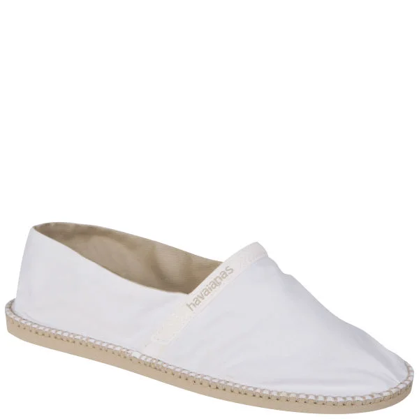 Havaianas Unisex Espadrilles - White - 3.5 - White Image 1