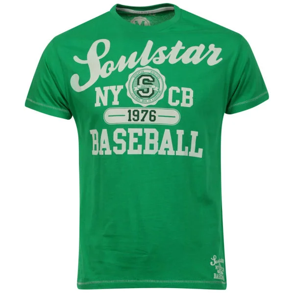Soul Star Men's Beeball T-Shirt - Green - S - Green Image 1