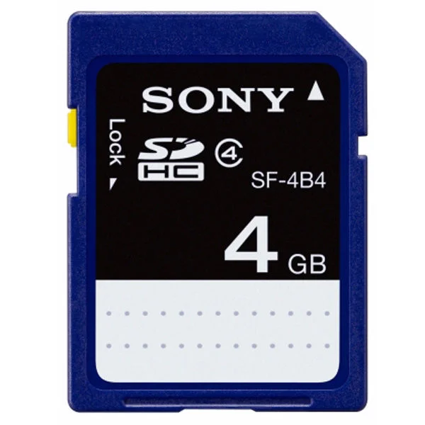 Sony SF-4B4 Essential 4GB SDHC Memory Card (Class 4) Image 1
