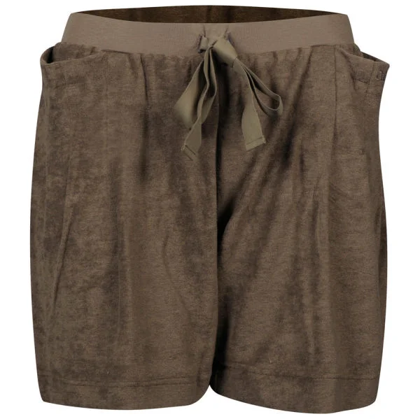Chloe Women's Velour Shorts - Brown - 10 Image 1