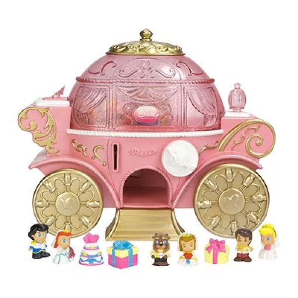Squinkies Disney Princess Coach Dispenser Image 1