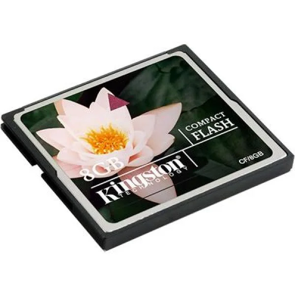 Kingston 8GB Compact Flash Card (CF/8GB) Image 1
