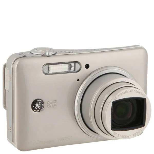 GE TW250 Digital Camera - Silver (12.2MP, 5 x Optical Zoom, 3 Inch LCD Touch Screen) Image 1