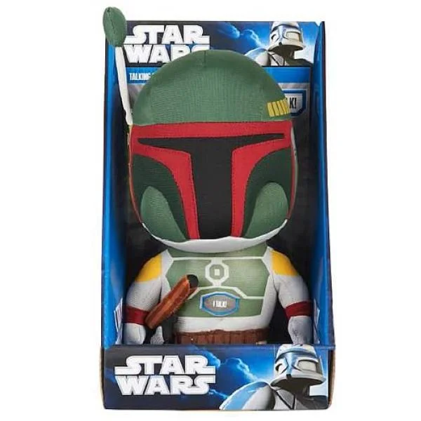 Star Wars - Boba Fett Talking Plush - 9 Inch Image 1