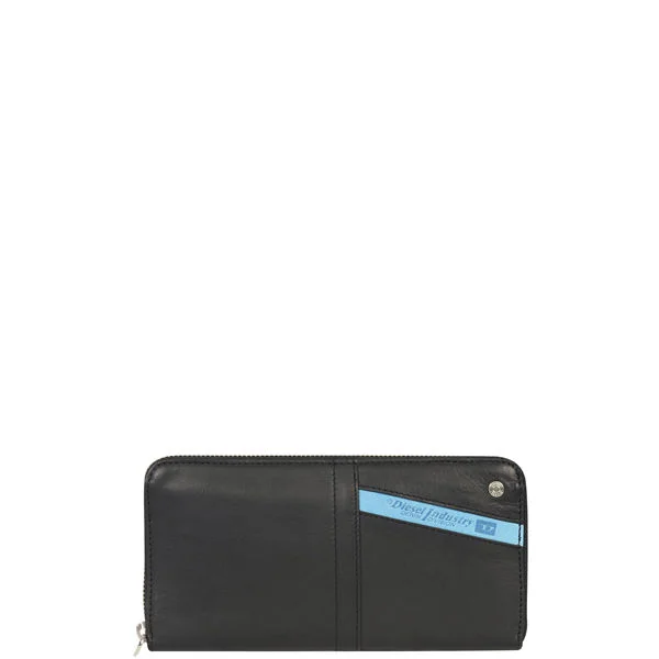 Diesel Fresh & Bright Granato F&B Waxed Leather Purse Image 1