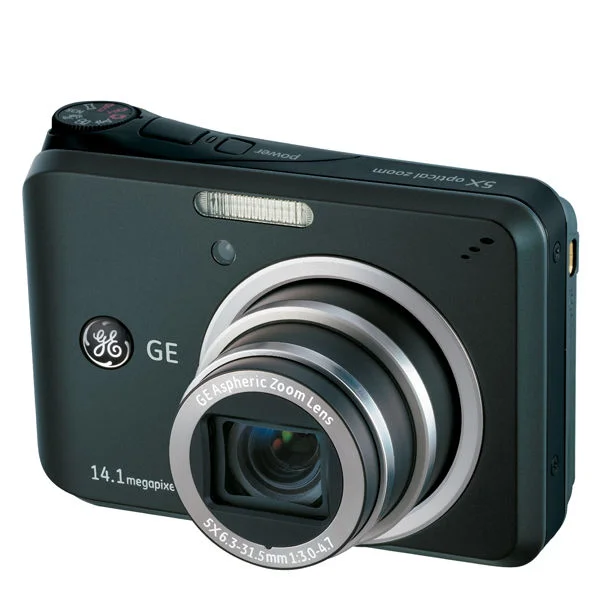 GE A1455 Digital Camera - Black (14.1MP, 5 x Optical Zoom, 2.7 Inch LCD) Image 1